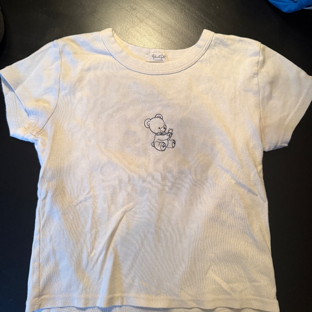 Brandy Melville: Bear tight t-shirt